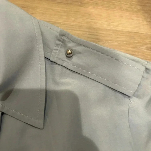 JASON WU Blue Midi Button Up Dress / Size 0 / - Picture 9 of 10